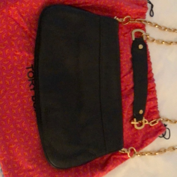 TORY BURCH Navy Leather Handbag - Picture 3 of 7